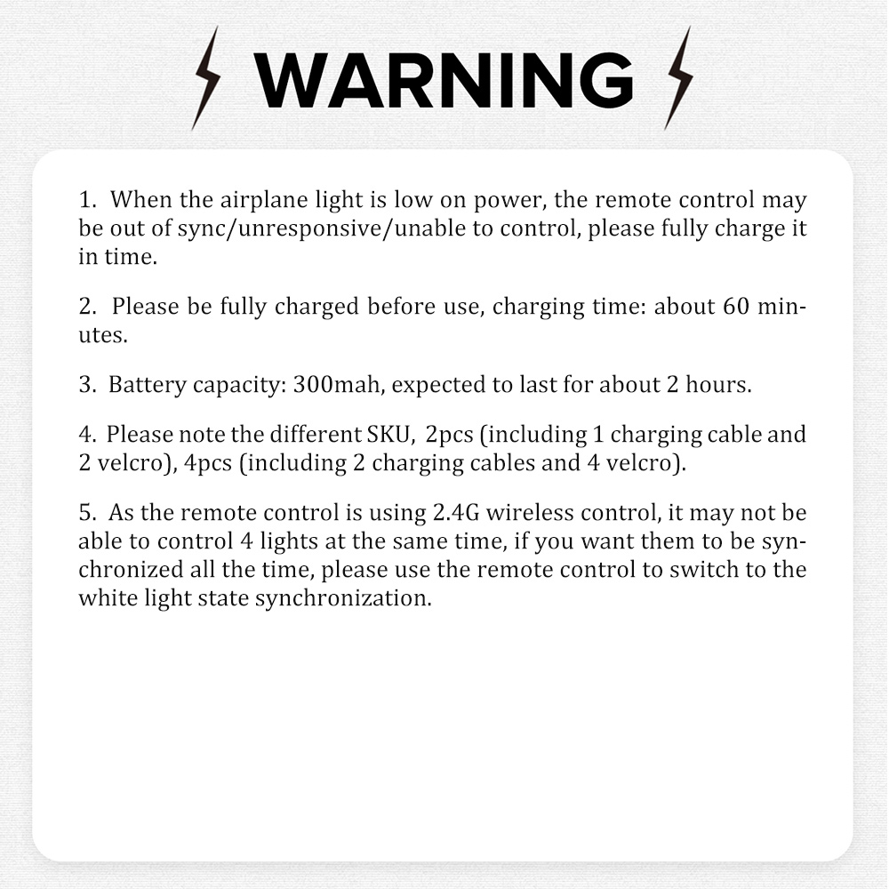 2/4 Luces LED Estroboscópicas  - Drone Beacon Light reseña y precio
