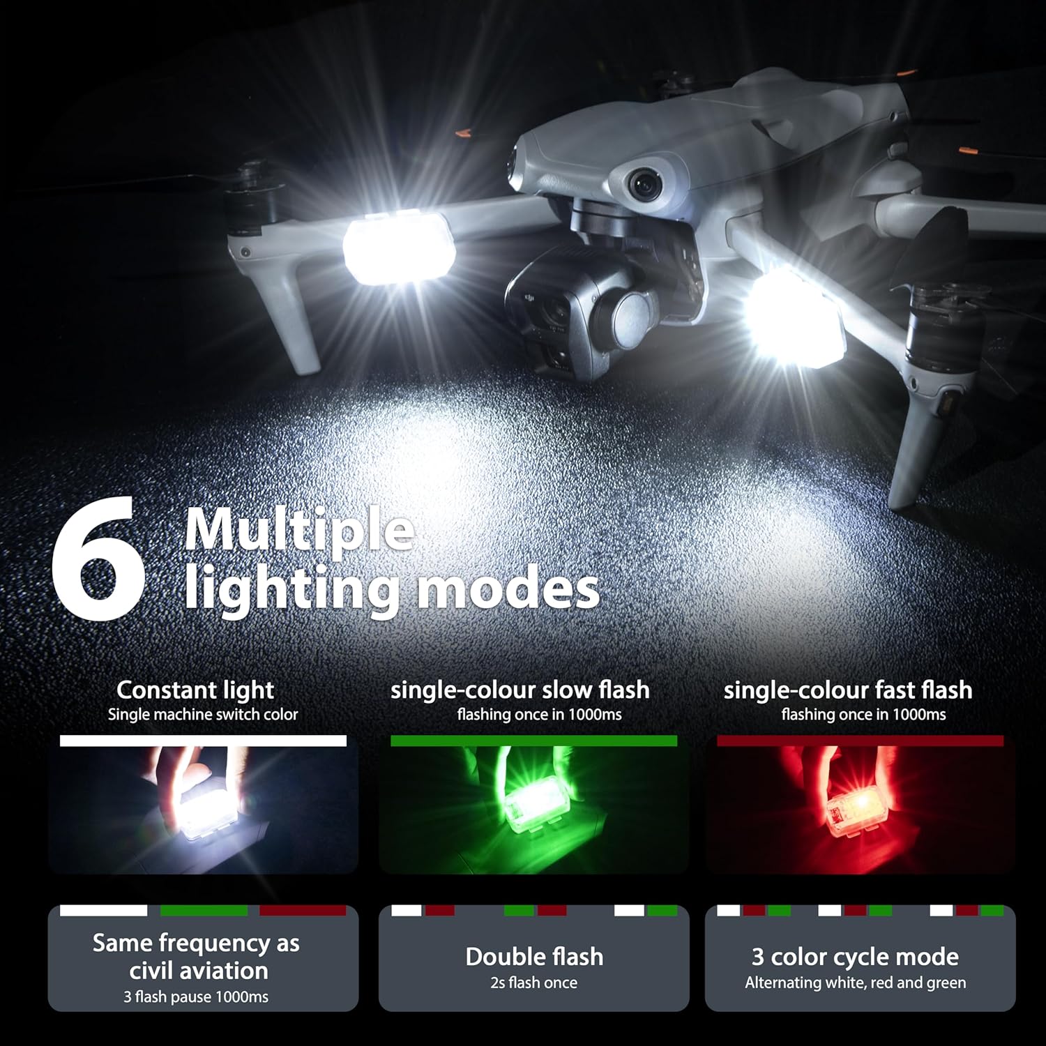 STARTRC Drone luz estroboscópi - Drone Beacon Light reseña y precio