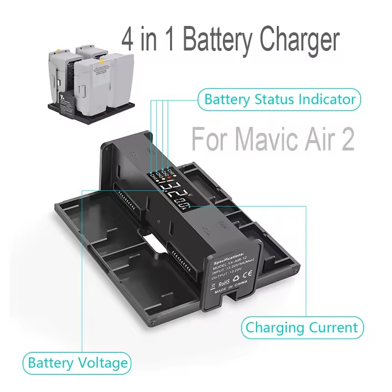 Hub de carga plegable portátil - Drone Charging Hub reseña y precio