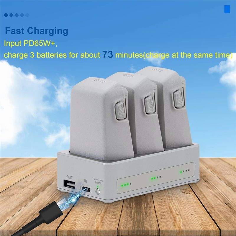 B92B: estación de carga triple - Drone Power Bank reseña y precio