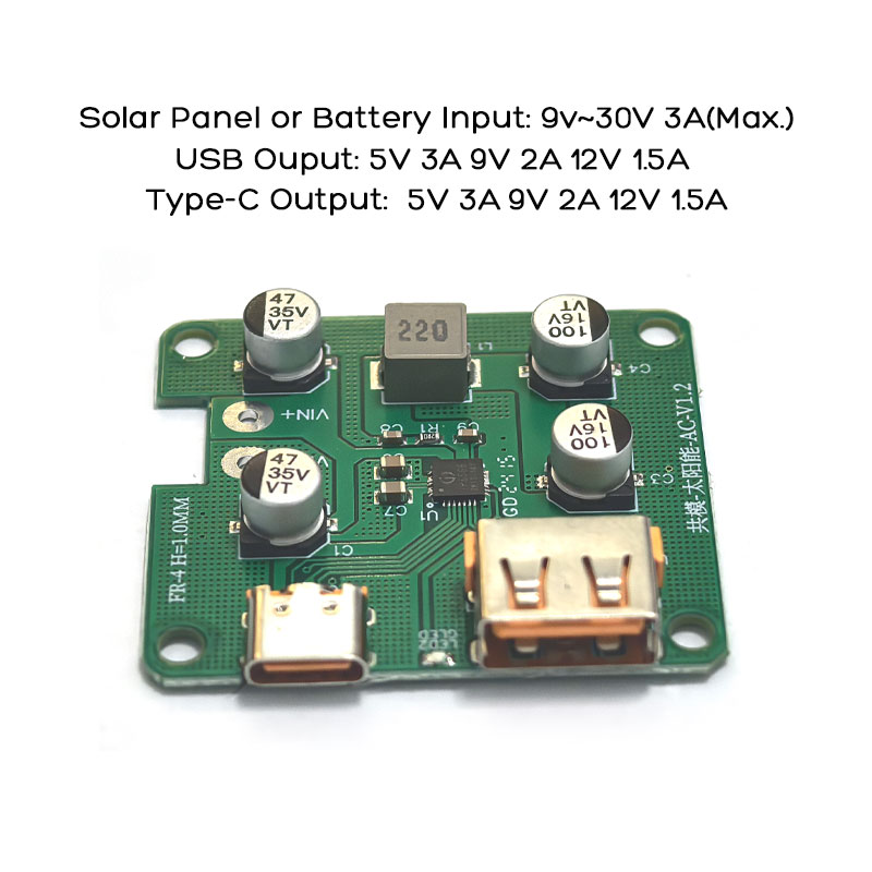 Controlador Solar MPPT, estabi - Drone Solar Charger reseña y precio